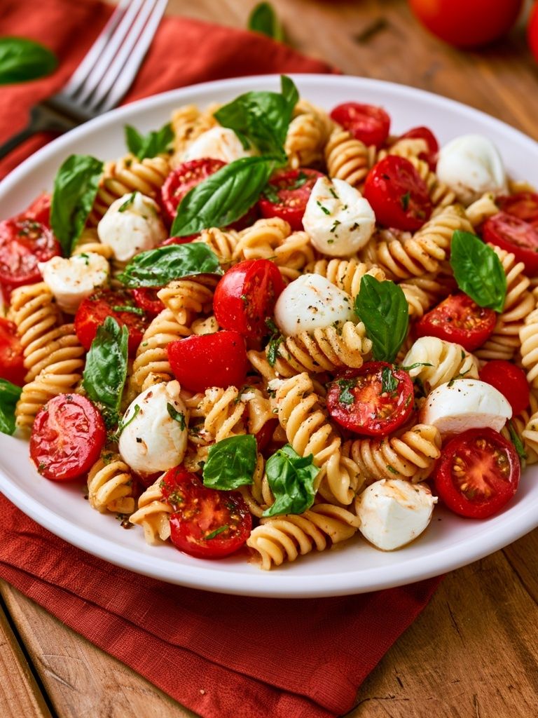 Caprese Pasta Salad Print. poster detail