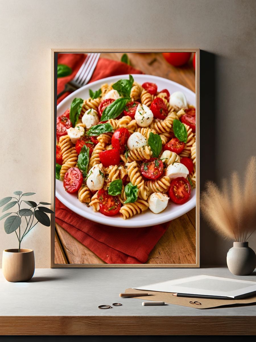Caprese Pasta Salad Print. — room view 2