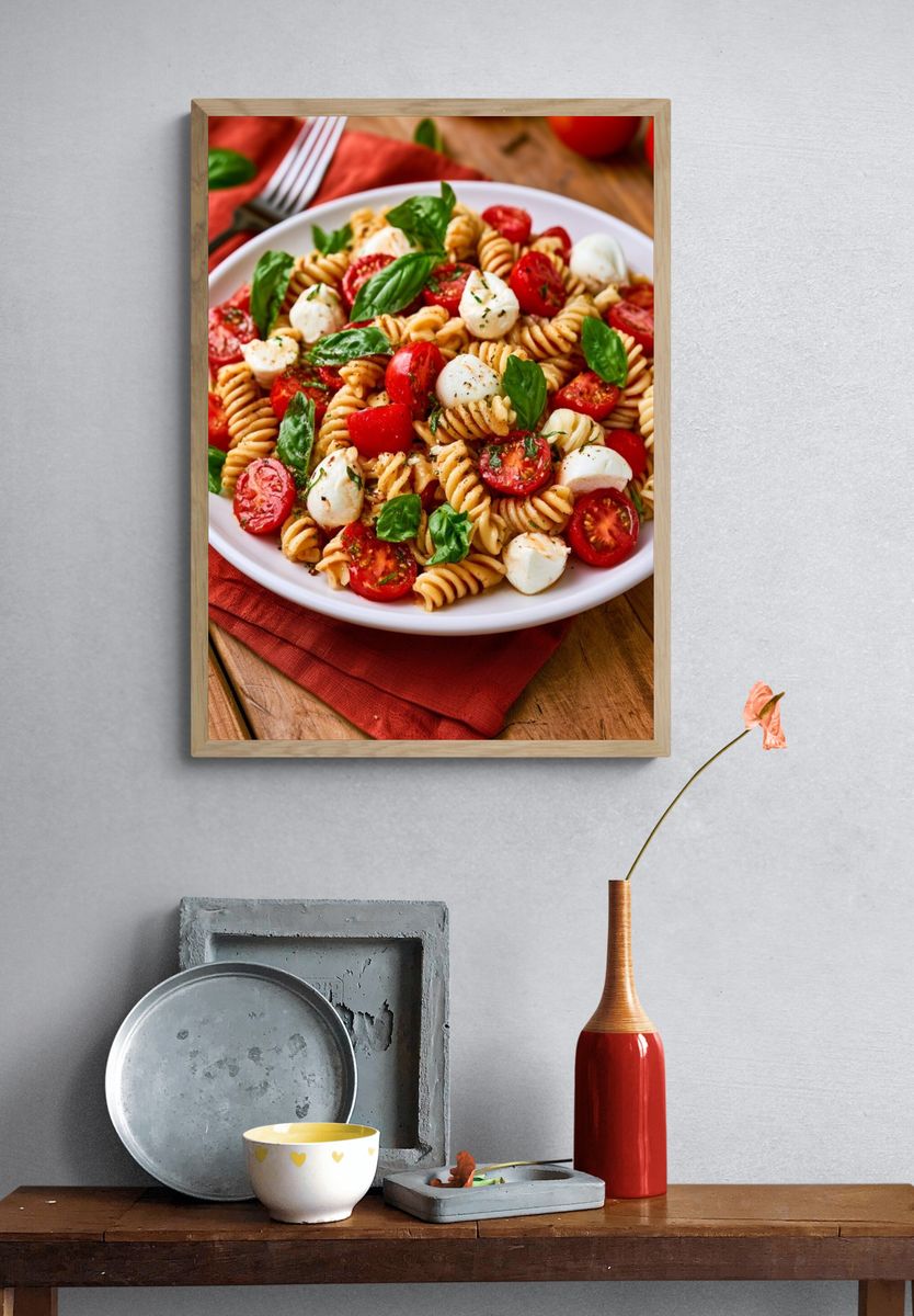 Caprese Pasta Salad Print. — room view 3
