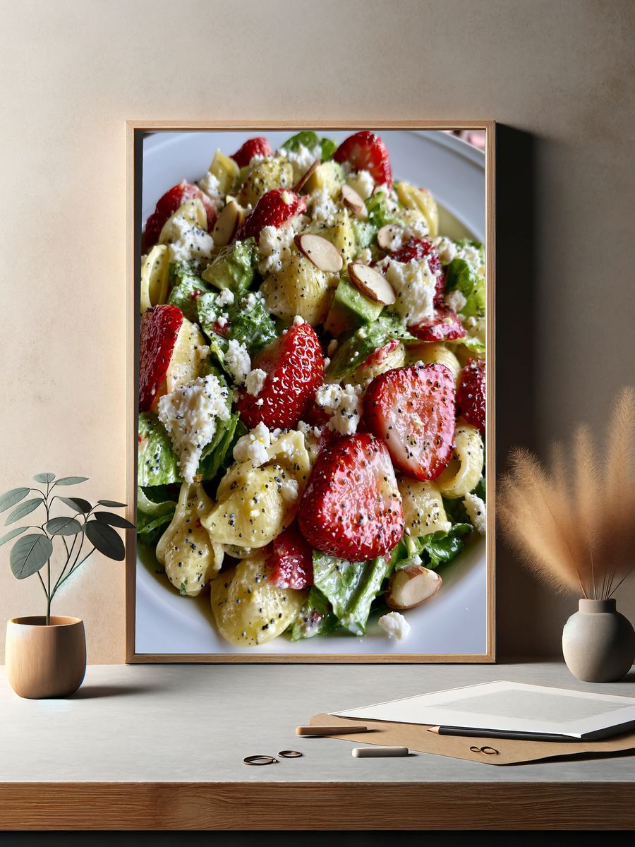 Strawberry Avocado Salad Print. — room view 2