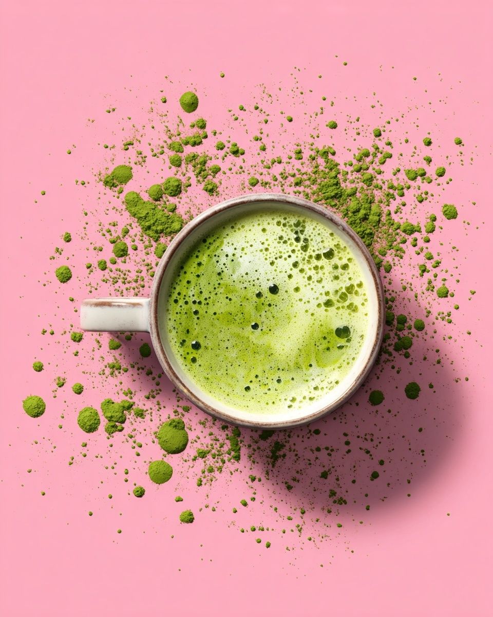 Matcha Latte Still Life Poster. poster — food-drink art