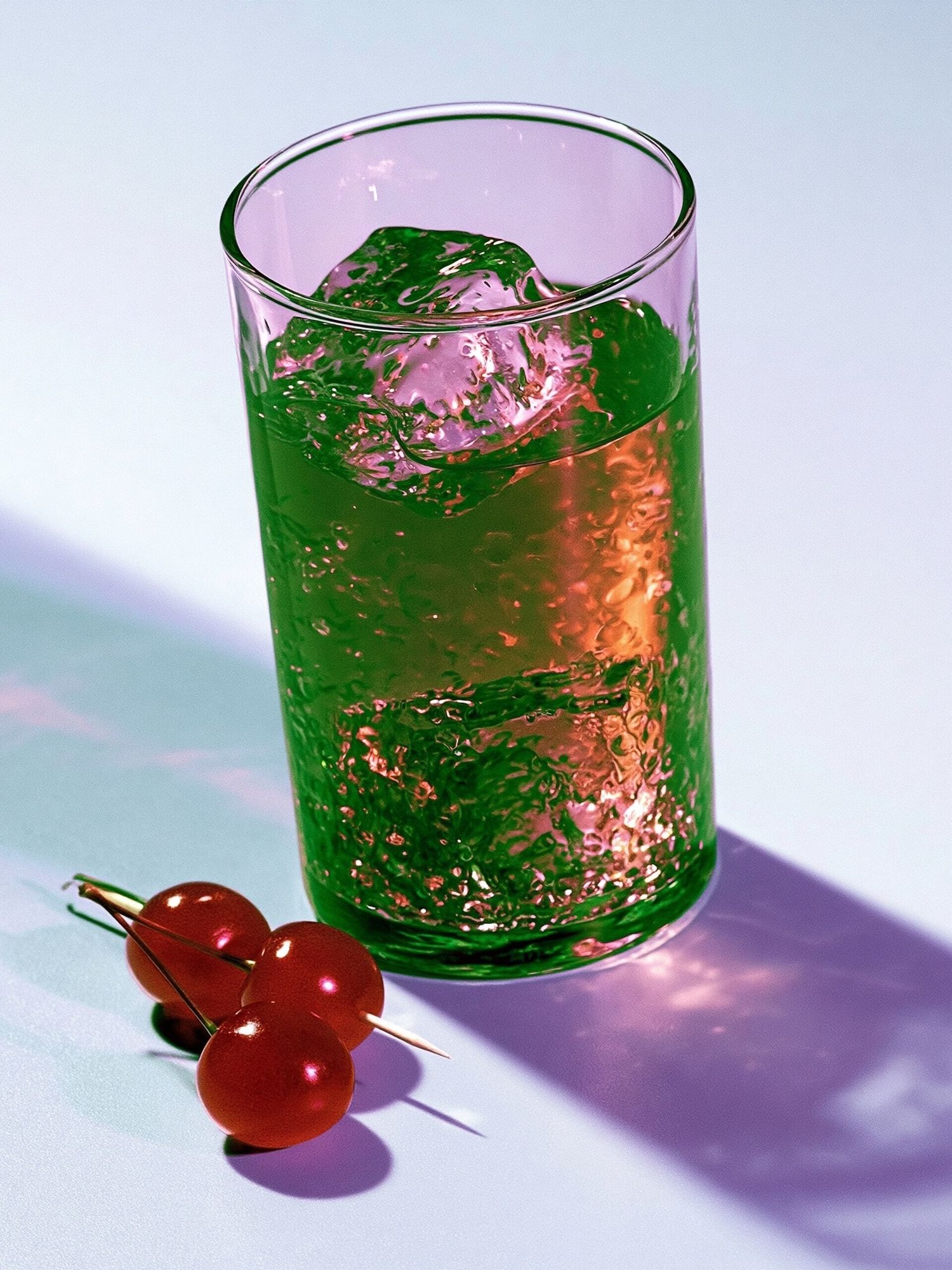Cherry Cocktail Still Life Poster. poster — food-drink art