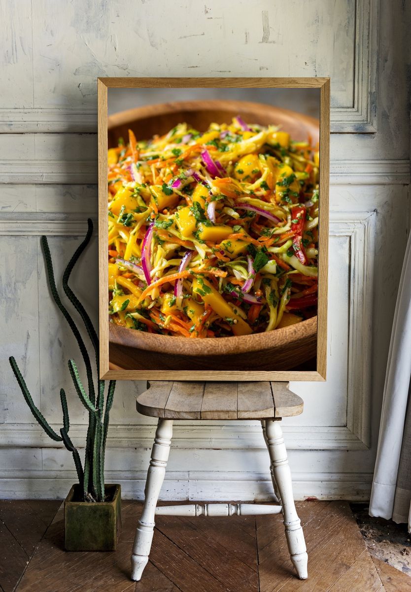 Mango Salad Food-Drink Poster. — room view 1