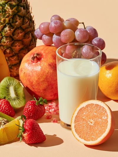 Sunlit Fruit Still Life Print. poster print