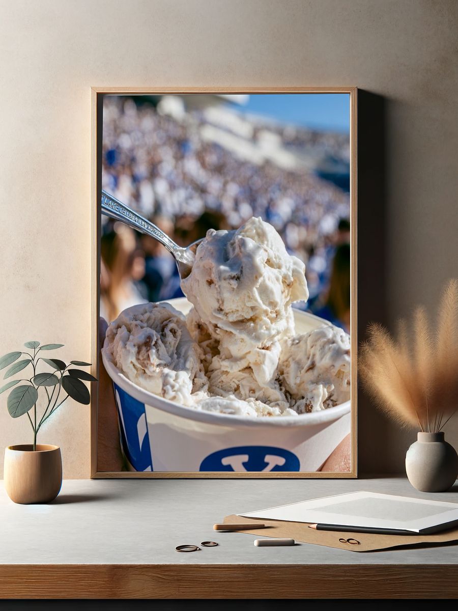 Ice Cream Cup Photography Poster. — room view 2