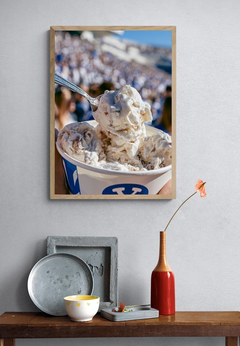 Ice Cream Cup Photography Poster. — room view 3