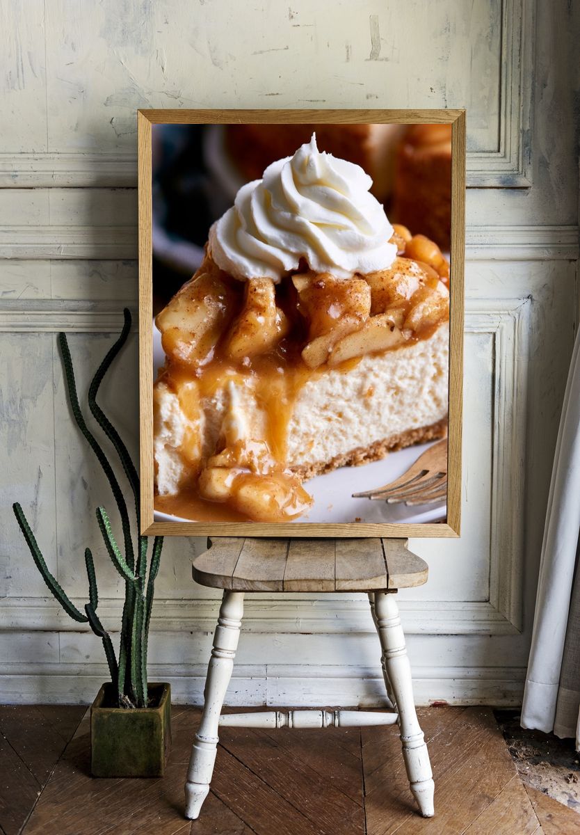Caramel Apple Cheesecake Poster. — room view 1