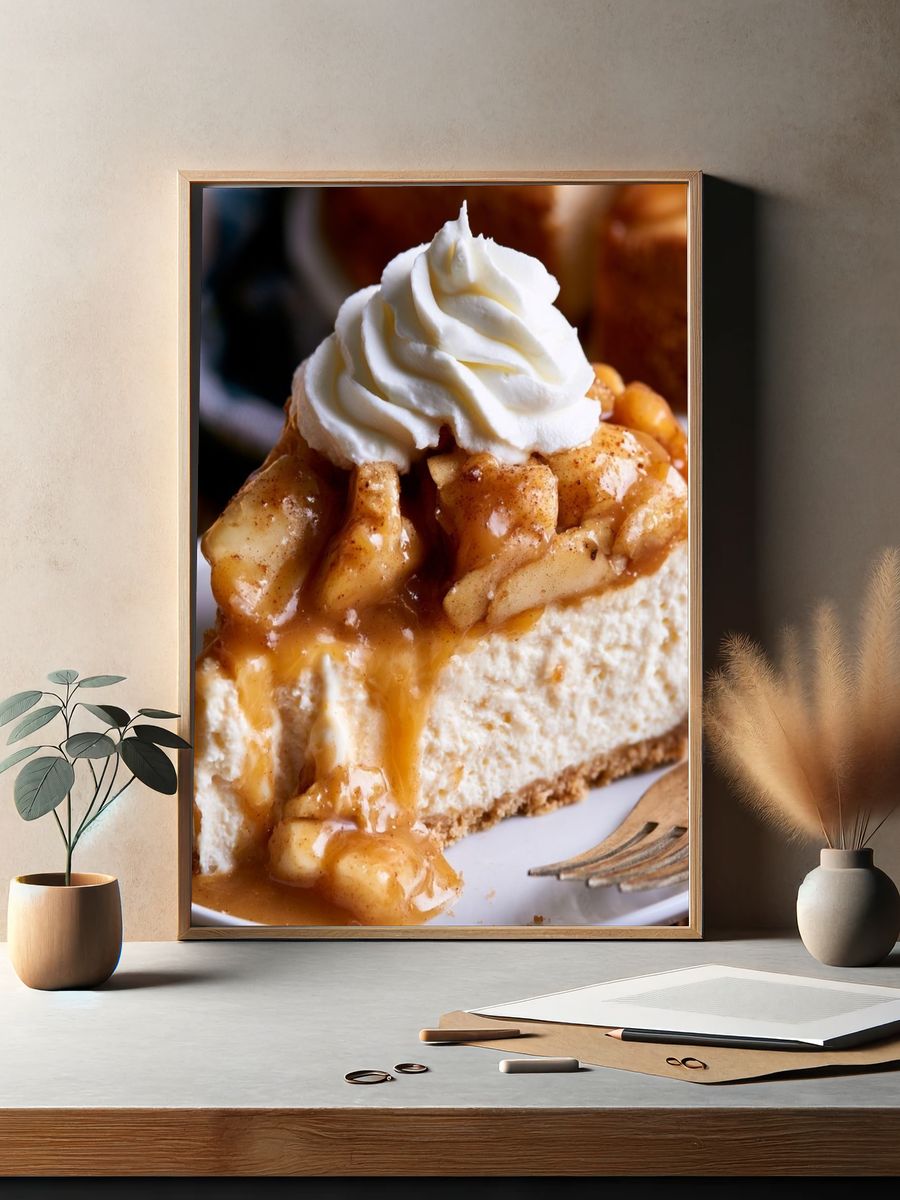 Caramel Apple Cheesecake Poster. — room view 2