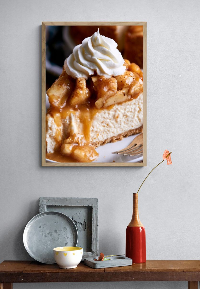 Caramel Apple Cheesecake Poster. — room view 3