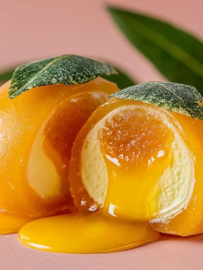 Persimmon Still Life Photography Poster. poster print