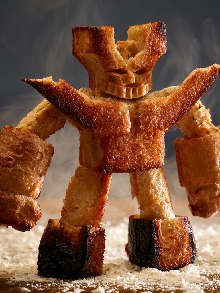 Bread Monster Photography Poster. poster detail