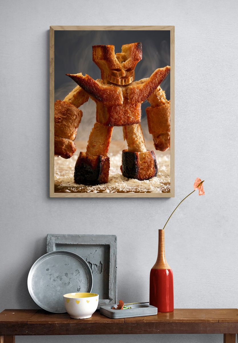 Bread Monster Photography Poster. — room view 3