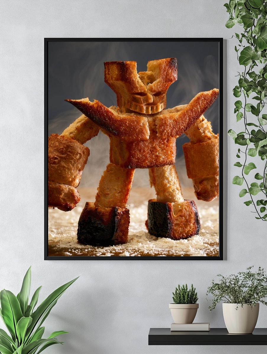 Bread Monster Photography Poster. — room view 4