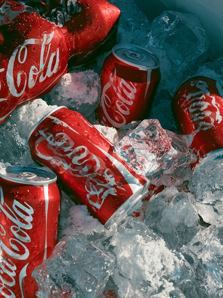 Coca-Cola Ice Cooler Photography Poster. poster — food-drink art