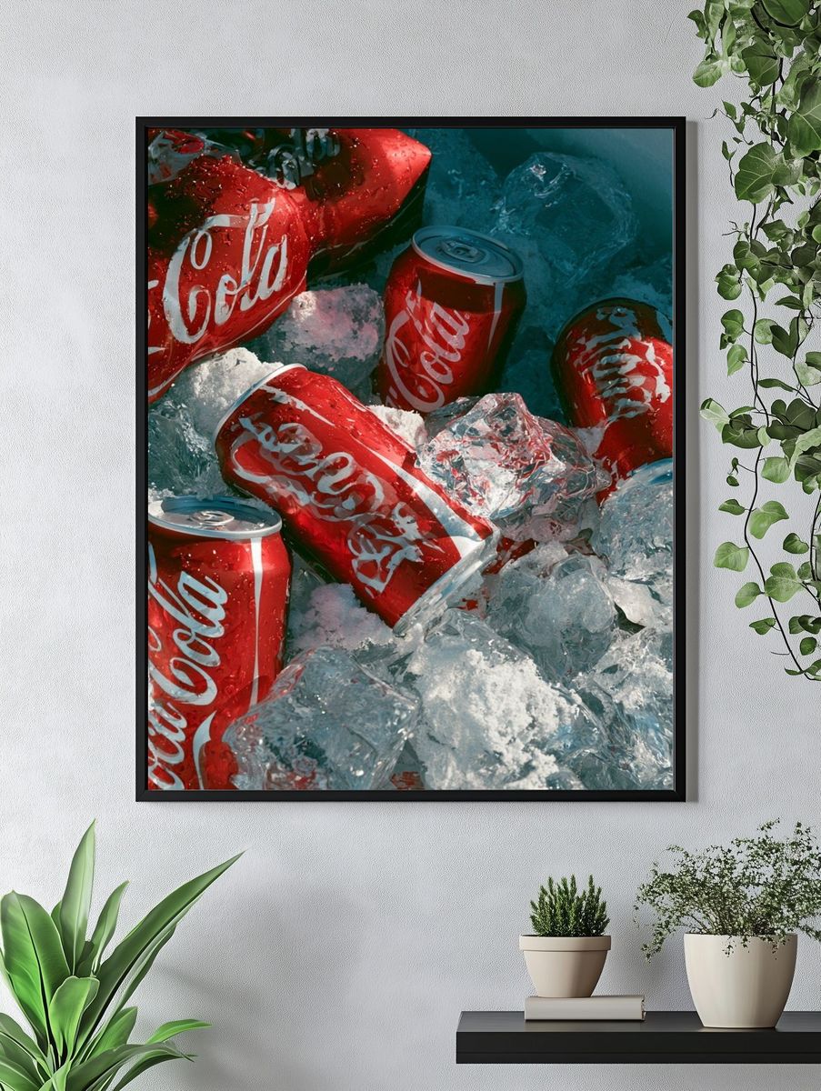 Coca-Cola Ice Cooler Photography Poster. — room view 4