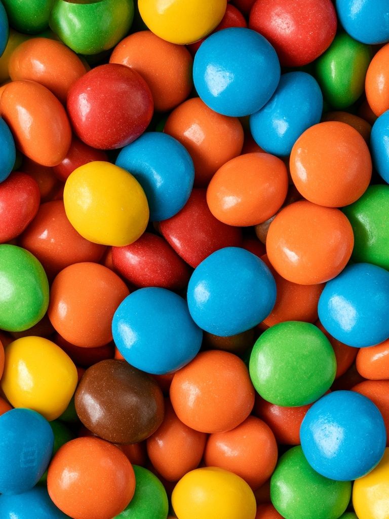 Colorful Candy Coated Sweets Poster. poster detail