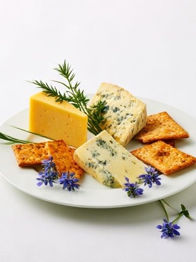 Cheese Plate Food Photography Poster. poster detail