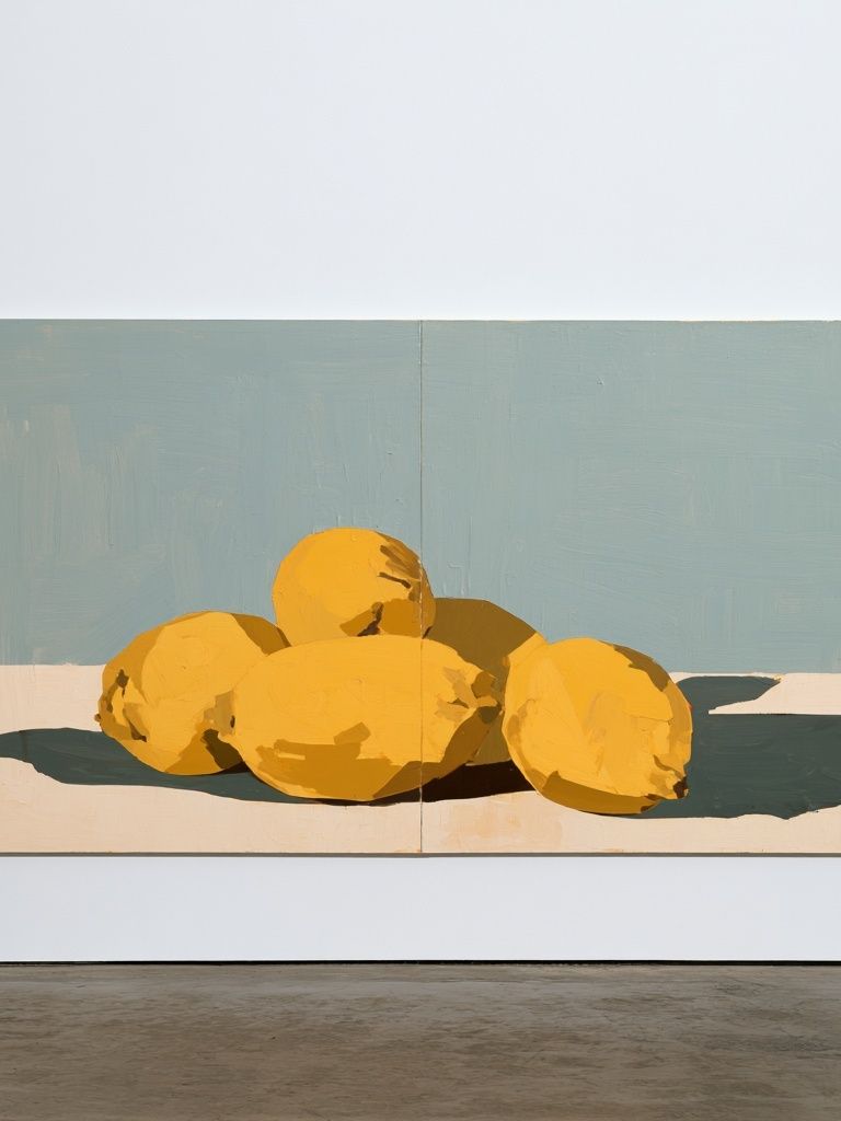 Lemons Still Life Poster. poster detail