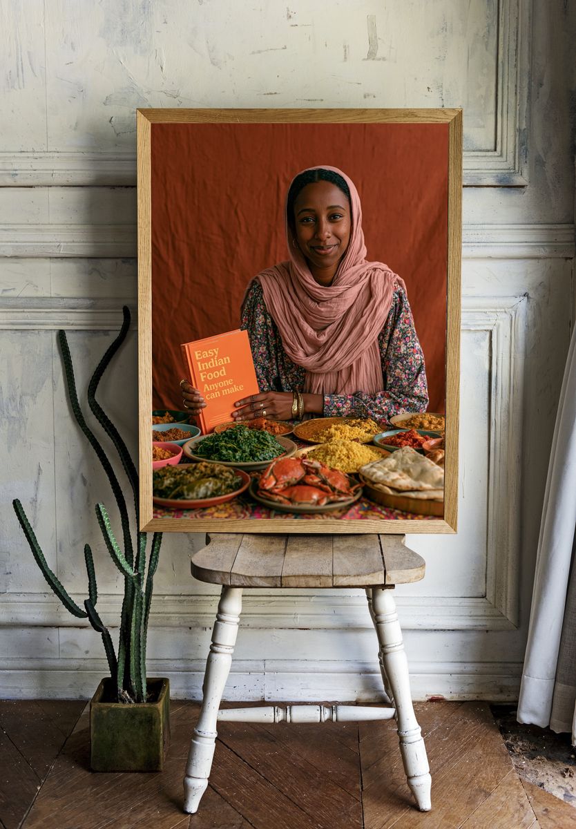 Indian Food Portrait Poster. — room view 1