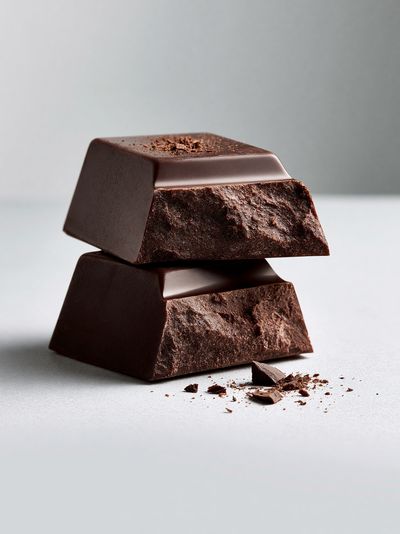 Chocolate Stack Food Photography Poster. poster