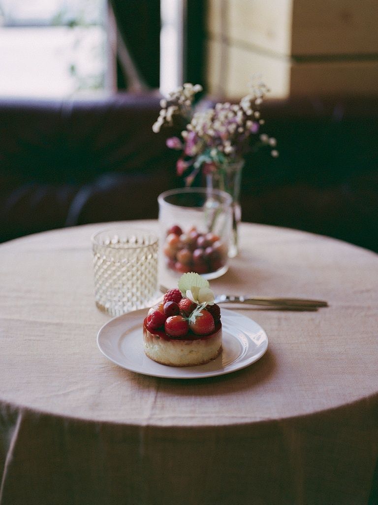 Strawberry Dessert Table Photography Poster. poster — food-drink art