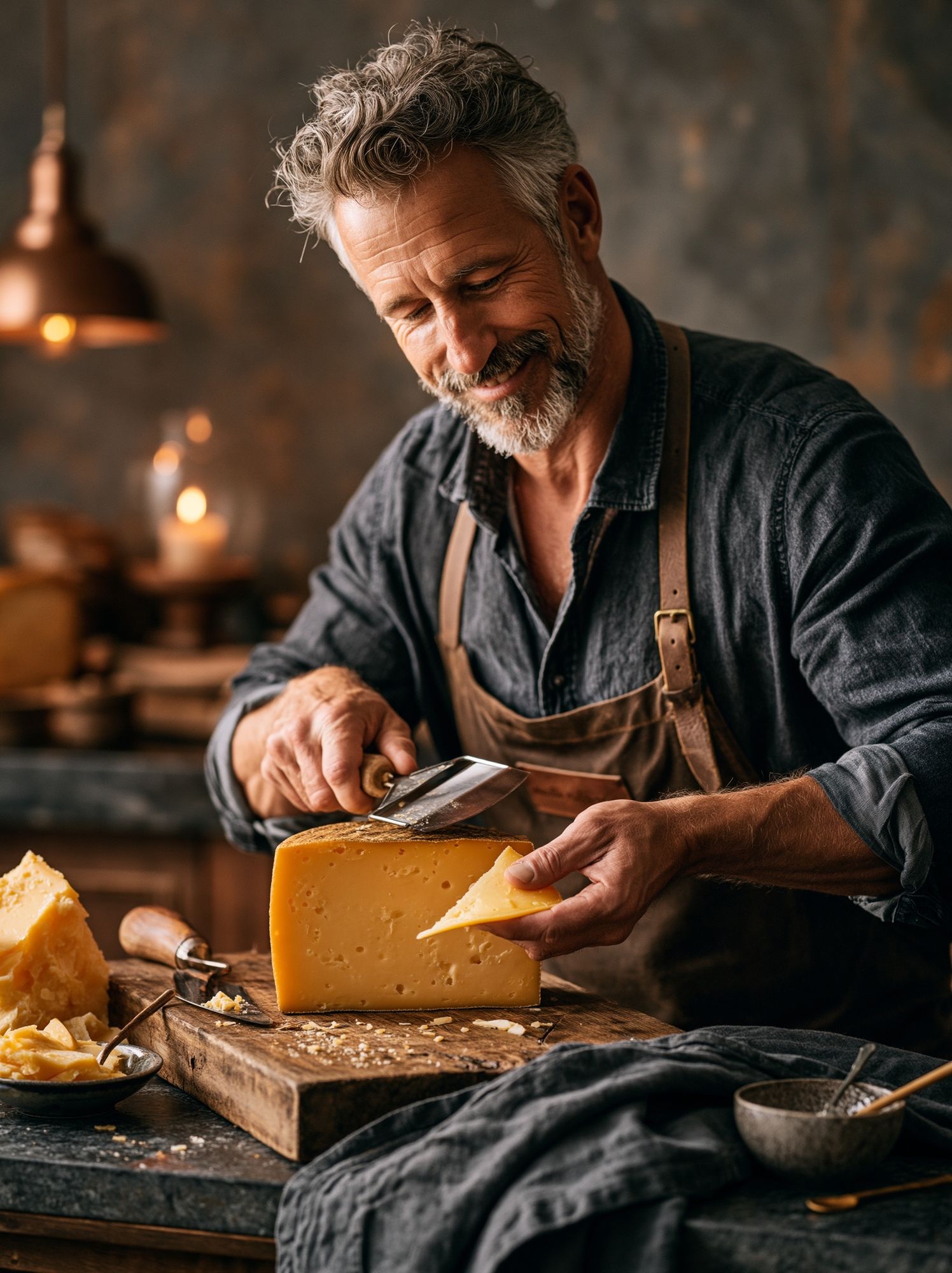 Artisan Cheesemaker Photography Poster. poster — food-drink art