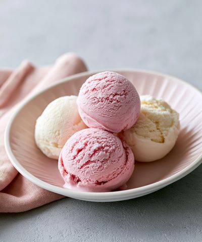 Pastel Ice Cream Scoops Poster. poster print