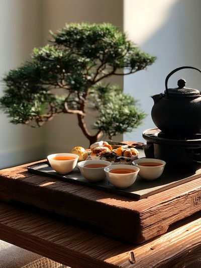 Tea Ceremony Still Life Poster.