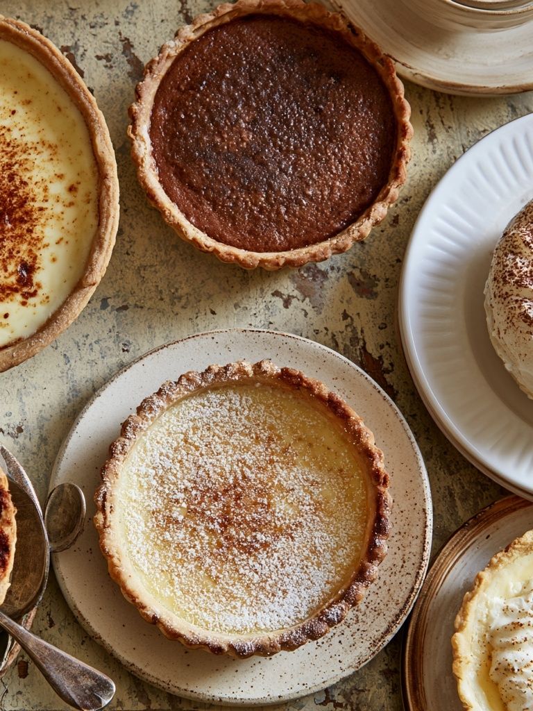Rustic Dessert Tart Still Life Print. poster — food-drink art
