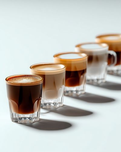 Espresso Shot Glasses Photography Poster.