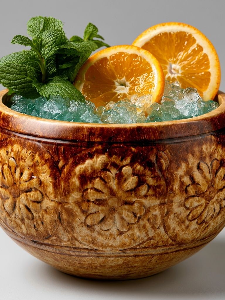 Citrus Mint Cocktail Photography Poster. poster — food-drink art