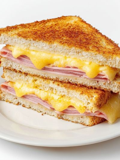 Grilled Ham and Cheese Sandwich Poster. poster print