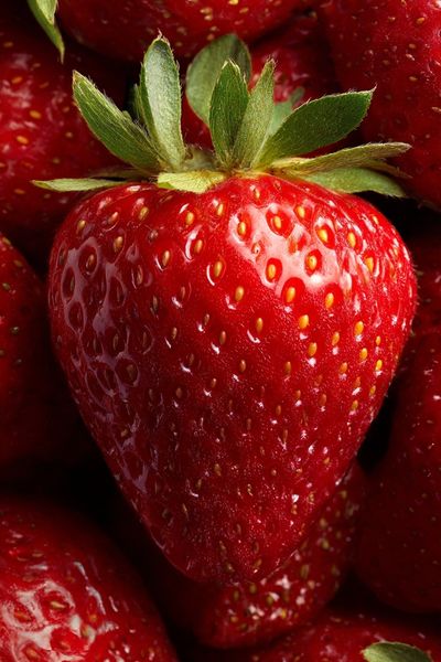 Ripe Strawberries Photography Poster. poster print