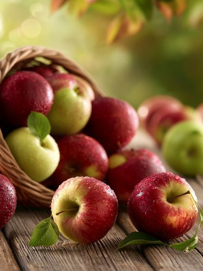 Rustic Apples Still Life Poster. poster