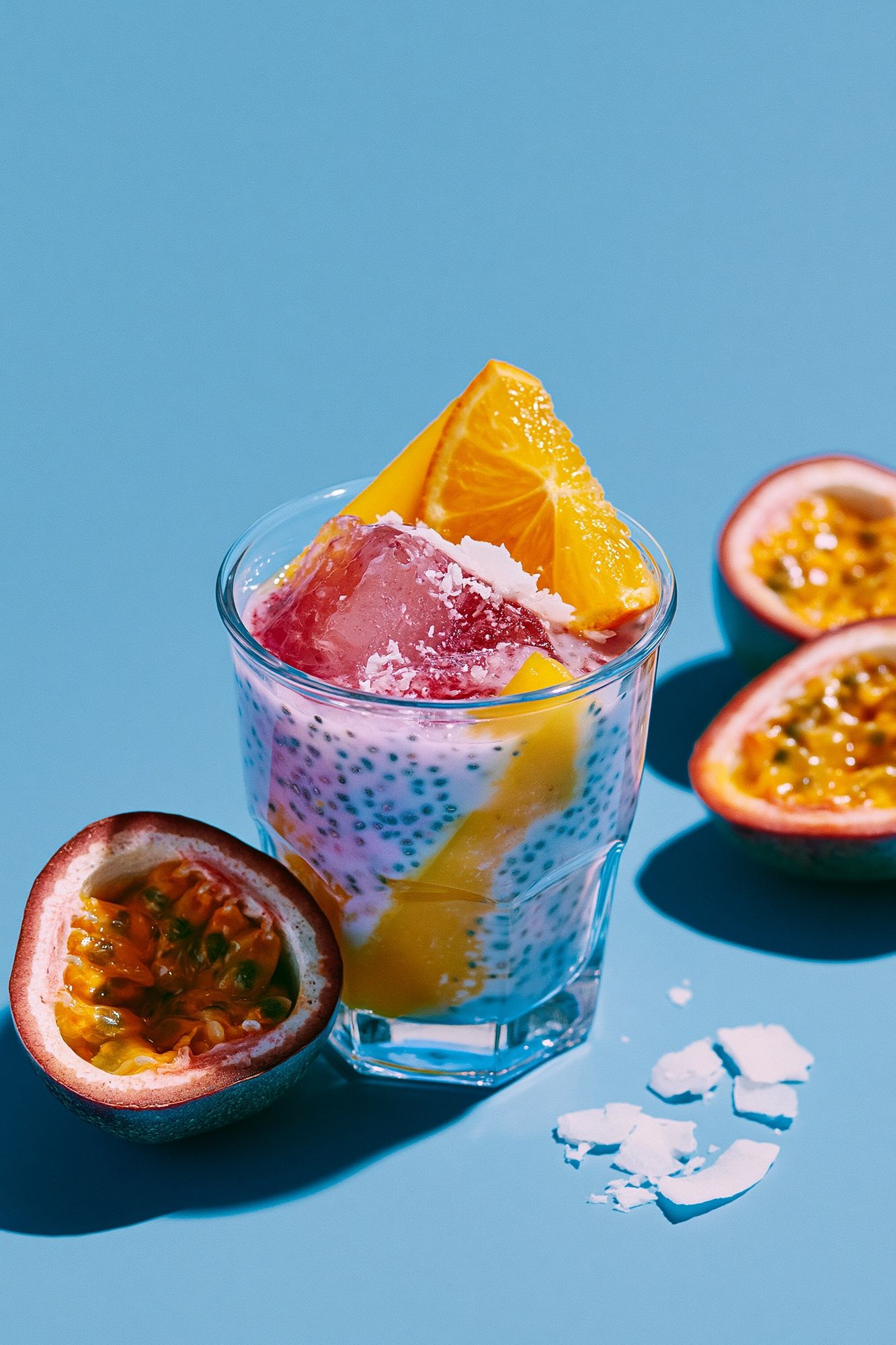 Tropical Fruit Dessert Photography Poster. poster detail
