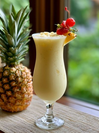 Pineapple Cocktail Photography Poster.