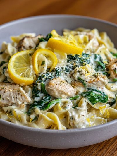 Lemon Chicken Pasta Food-Drink Print.