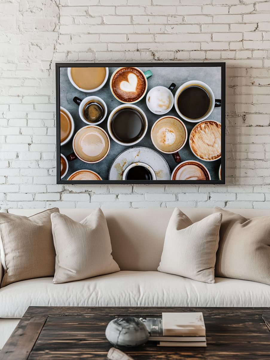 Aerial view of various coffee. — room view 1