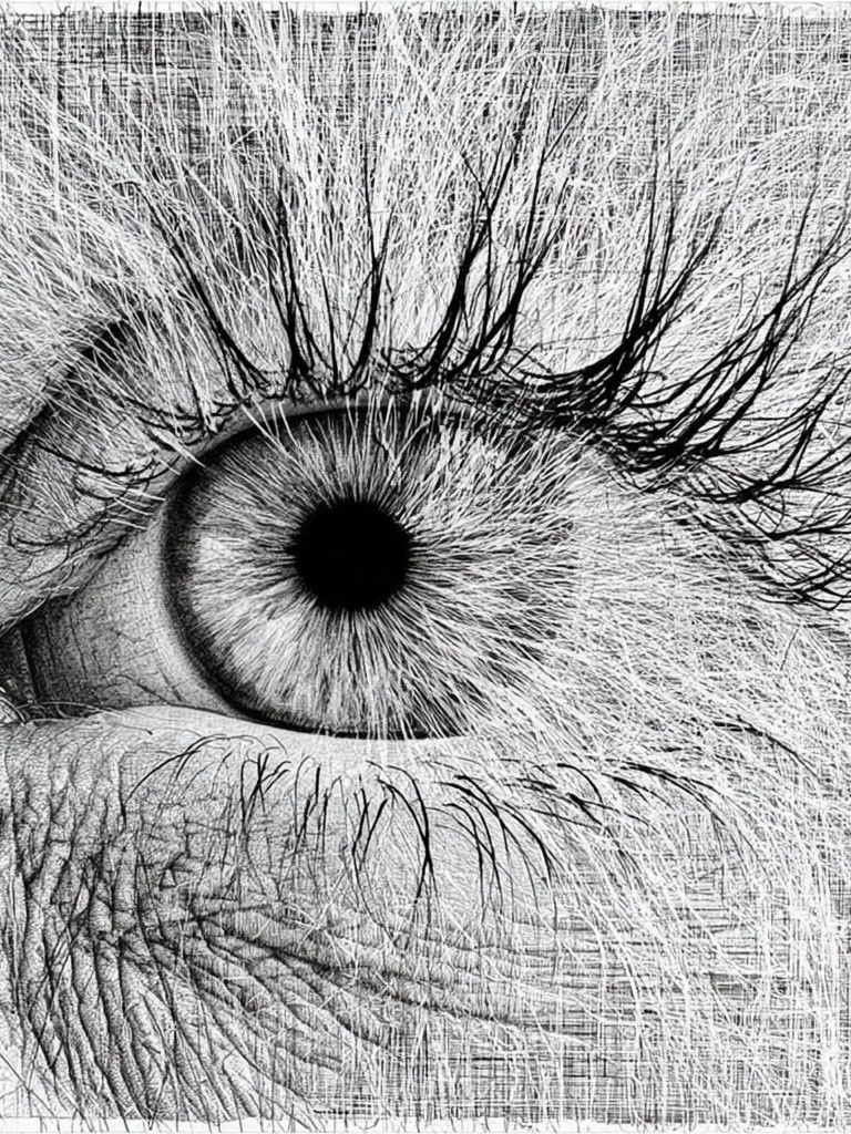 Human Eye Sketch Poster. poster detail