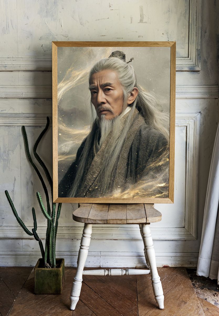 Wise Elder — Fantasy Print room preview