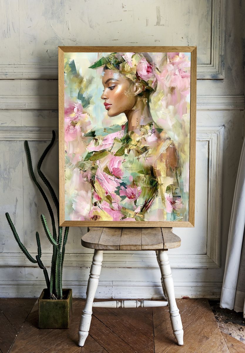 Floral Elegance — Fine Art Print room preview