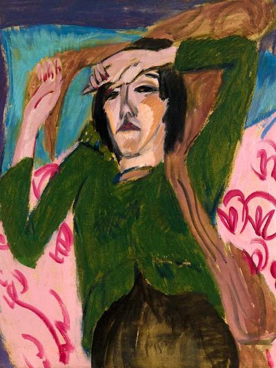 Ernst Ludwig Kirchner 's Woman. poster