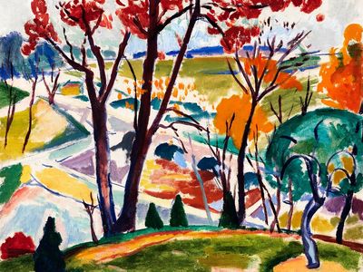 Landscape, Bridge, Huntingdon Valley (ca.1915–1916).
