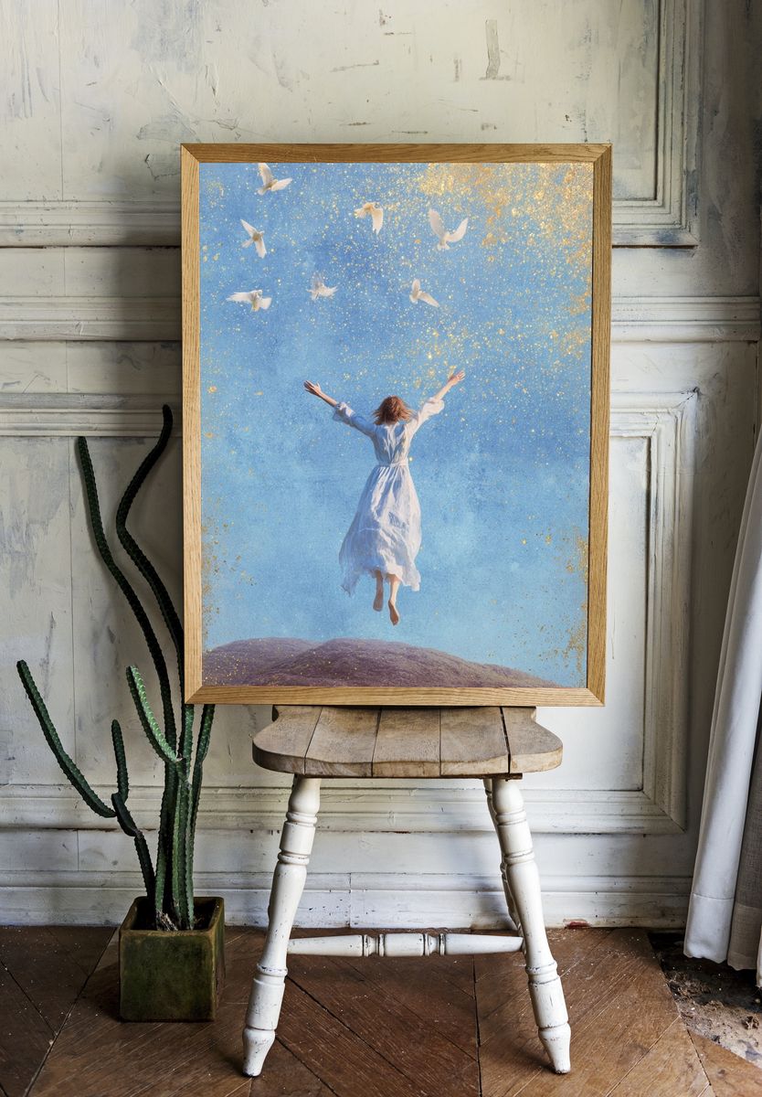 Freedom in Flight — Fine Art Print room preview