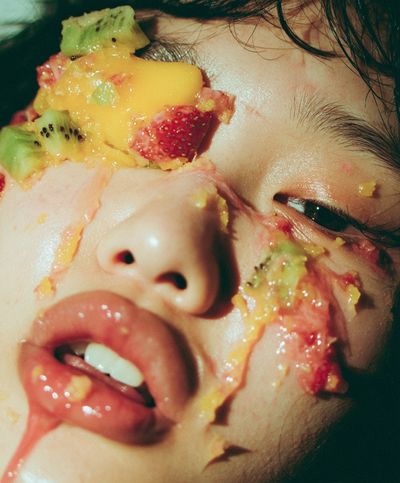 Fruity Face — Contemporary Print. poster print