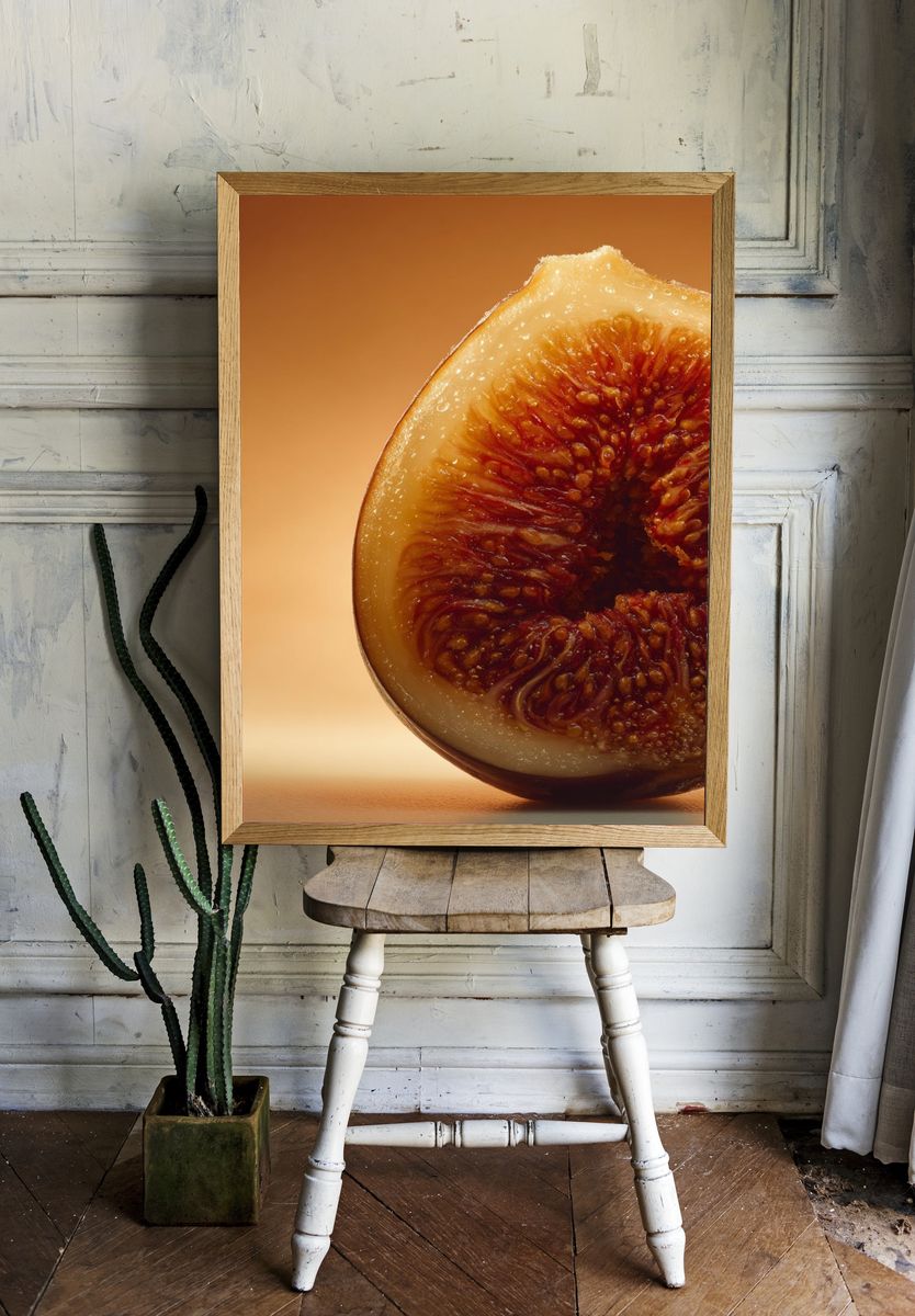 Fresh Fig — Food Photography Print. room preview
