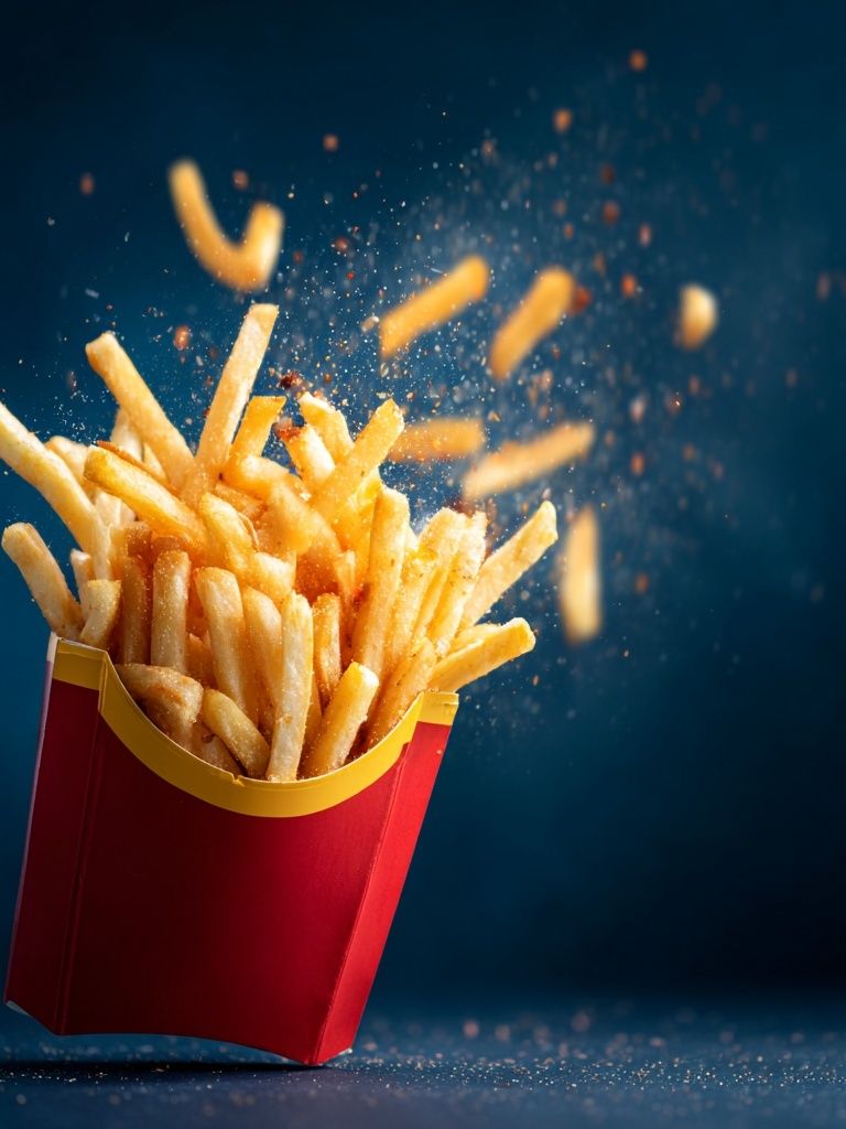 French Fries — Food Photography Print. poster — food-drink art
