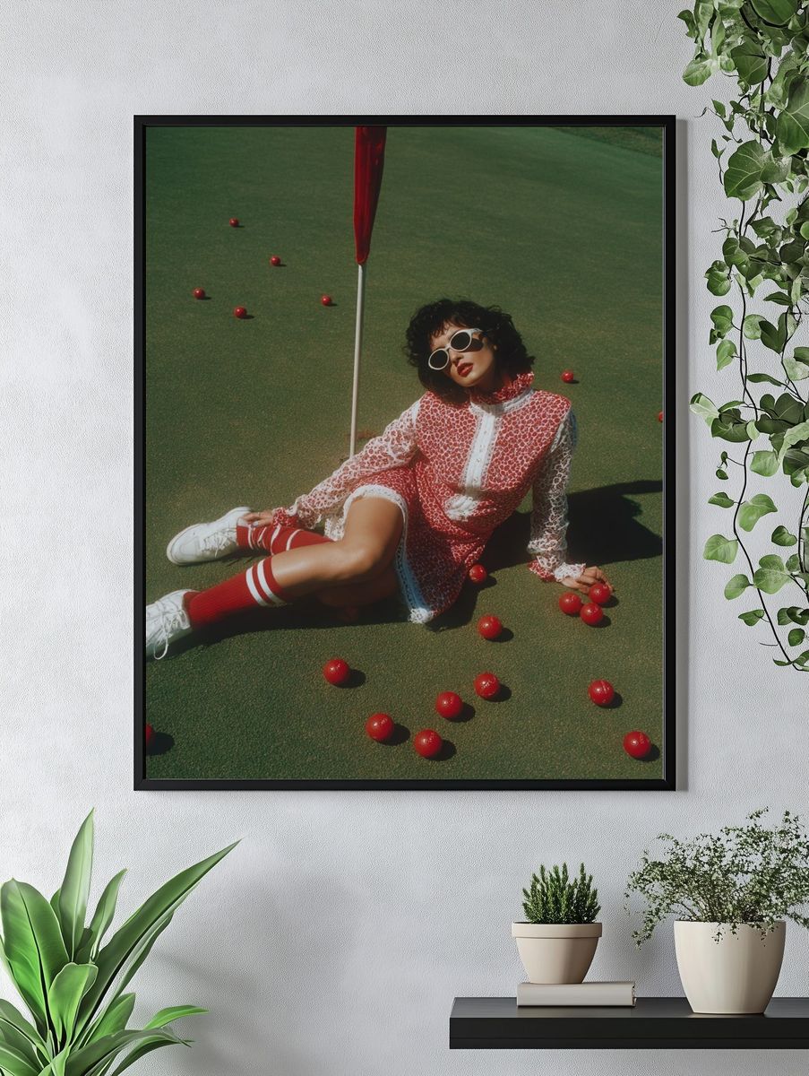 Fashionable Golfer — Photography Print. — room view 4