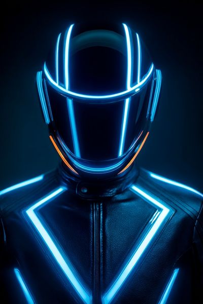 Futuristic Helmet — Sci-Fi Print. poster print