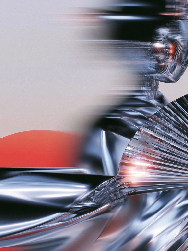 Chromed Motion Abstract Poster. poster — fine-art art